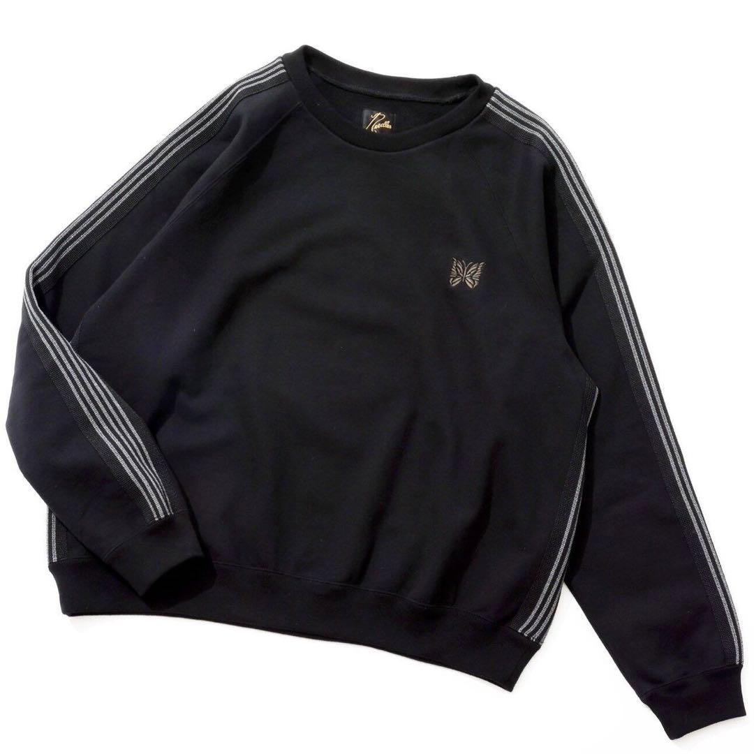 needles JS 別注　24aw トラッククルーネックスウェット　ブラック