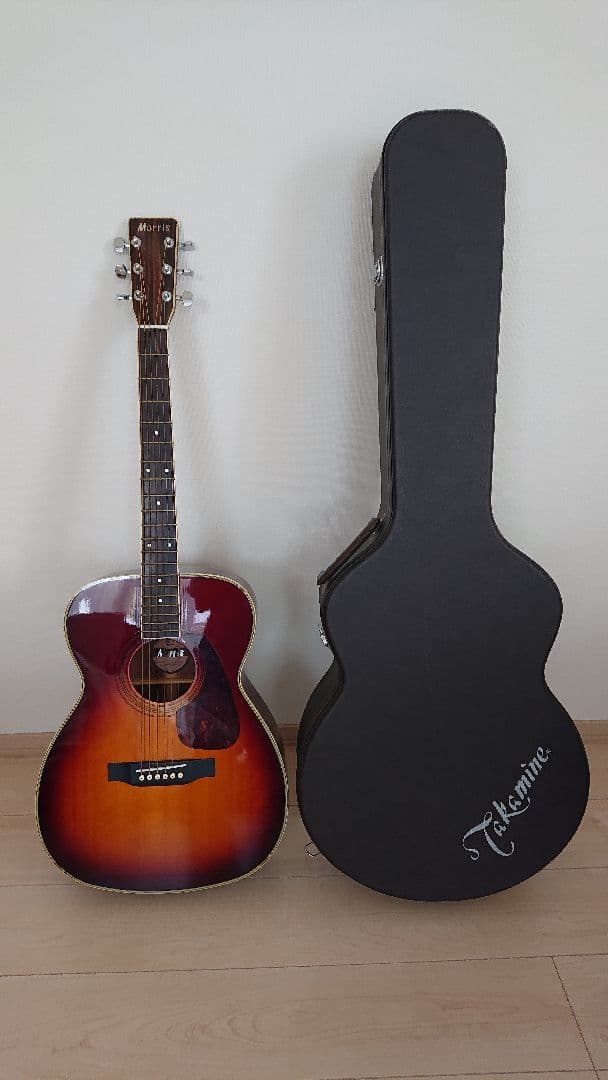 【Morris アコースティックギター MF-207】 +タカミネハードケース