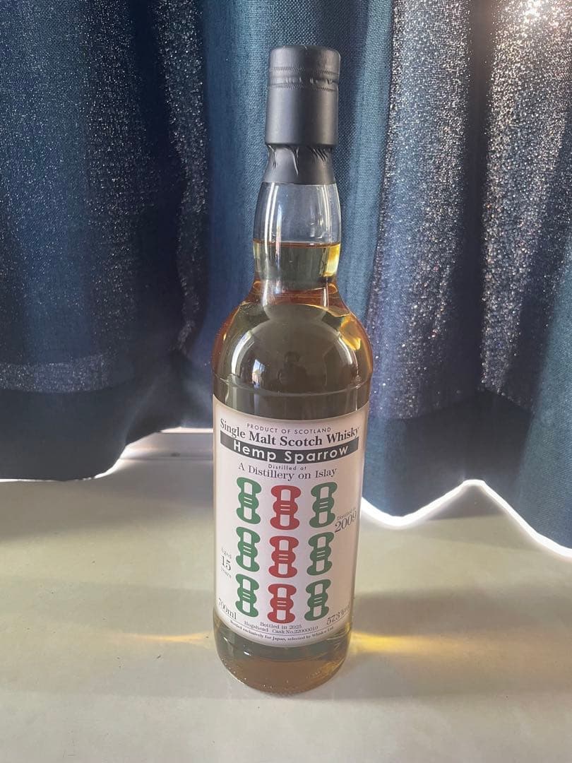 15年 2009 ヘンプ スパロー 九索 700ml Hemp Sparrow