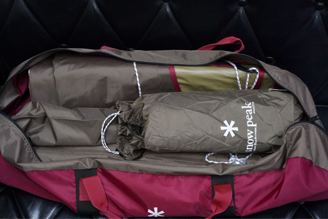 【美品】 peak HDタープシールドヘキサL + ソリッドステーク