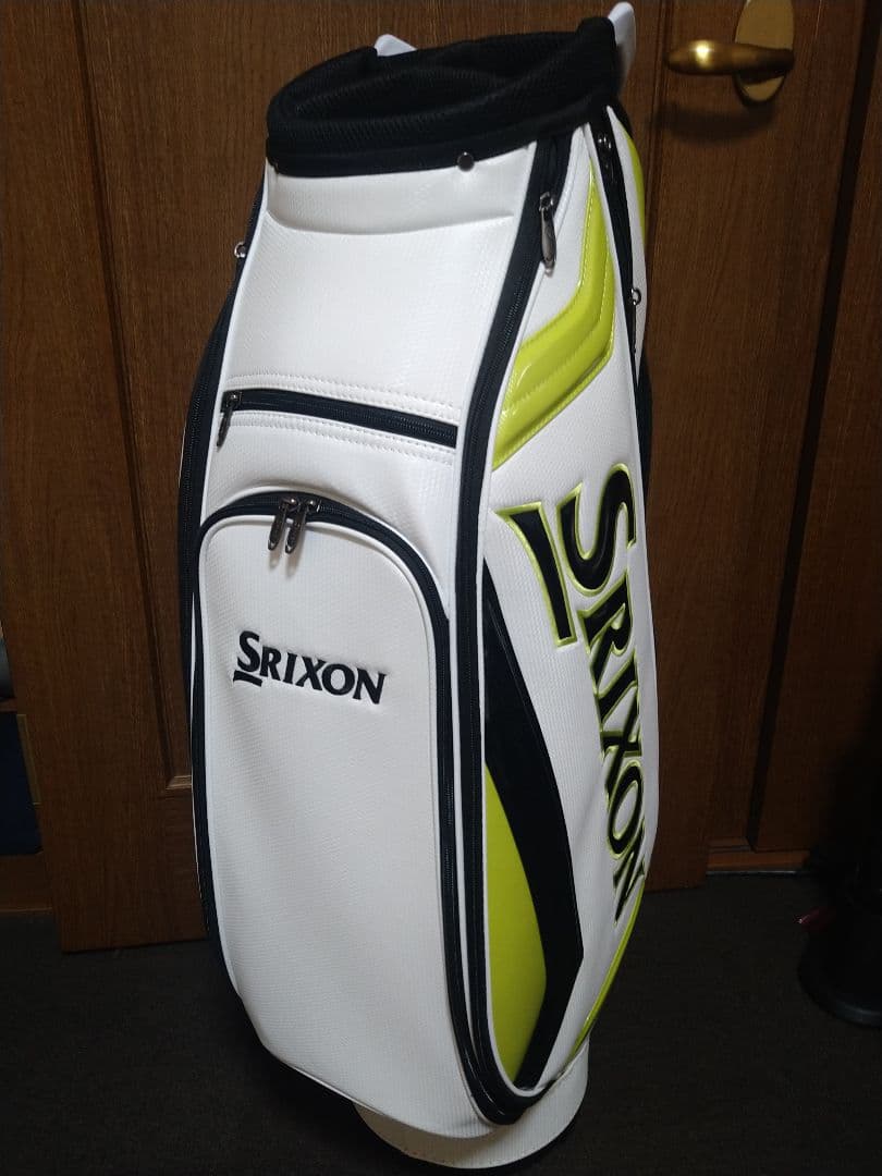 Srixon キャディバッグ ホワイト/イエロー