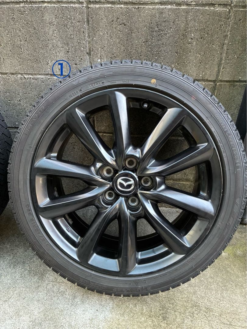 マツダ３ 純正ホイール　タイヤDUNLOP　WINTER　MAXX03