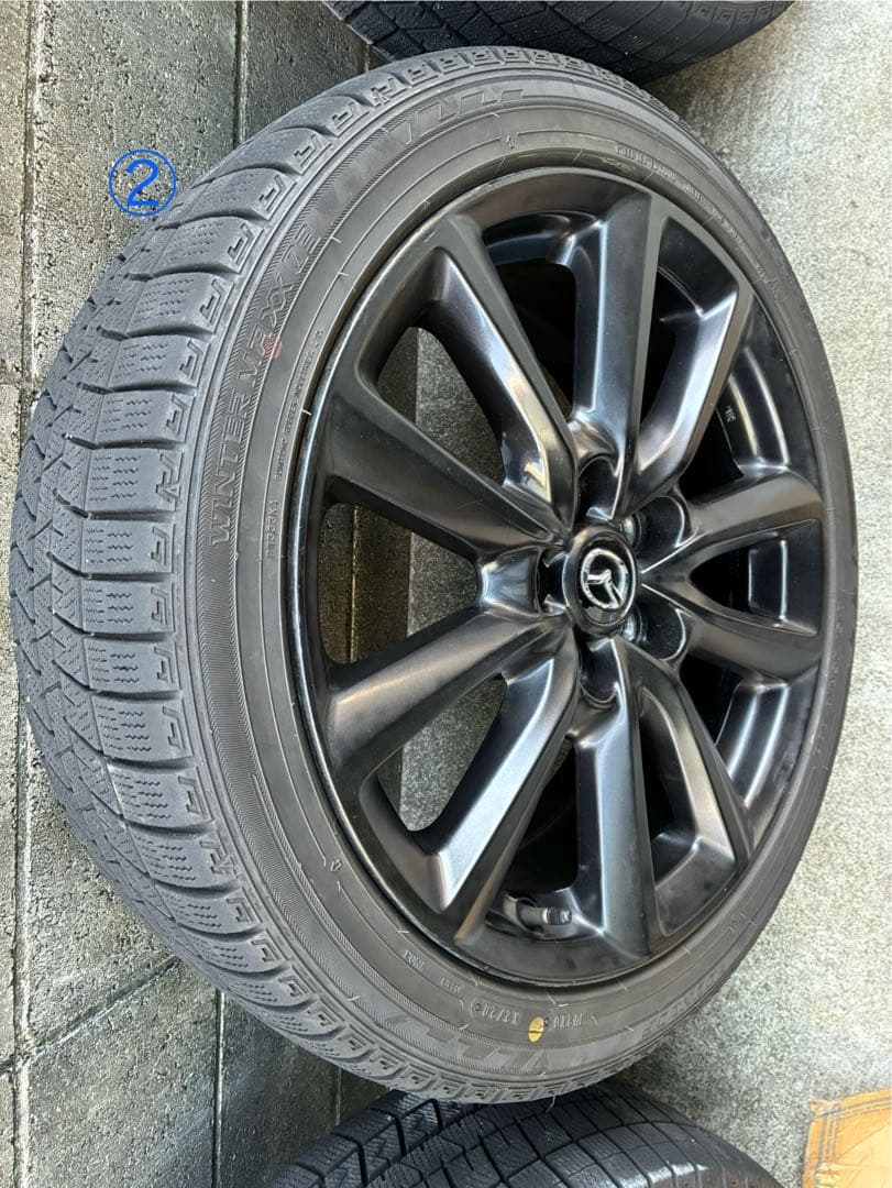 マツダ３ 純正ホイール　タイヤDUNLOP　WINTER　MAXX03