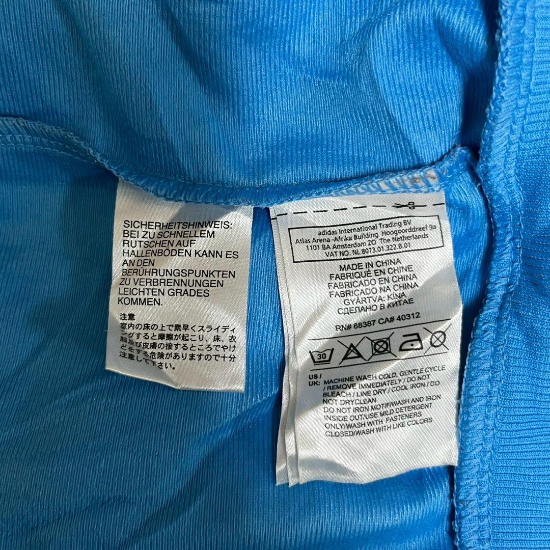 adidas アディダス　蛍光ライン　トラックジャケット ビッグトレフォイルロゴ