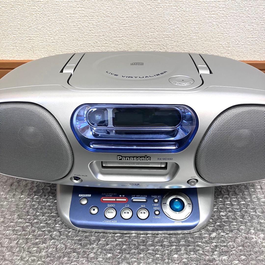 Panasonic パーソナルMDシステム　CD/MD RX-MDX60✨美品✨