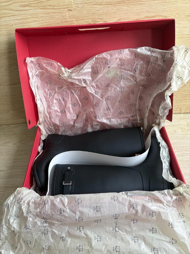 HUNTER ブラック ロングブーツ 24.0cm 試着のみの新品・未使用品