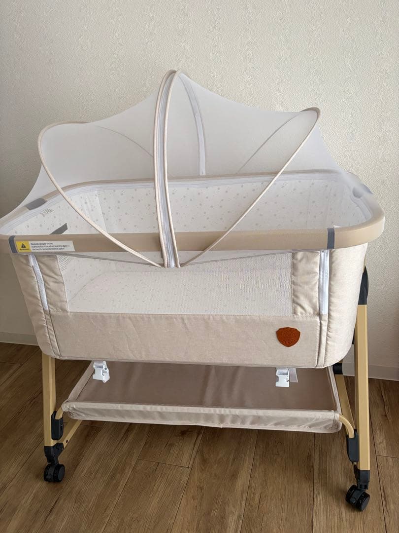 HZDMJ ベビーベッド ベージュ