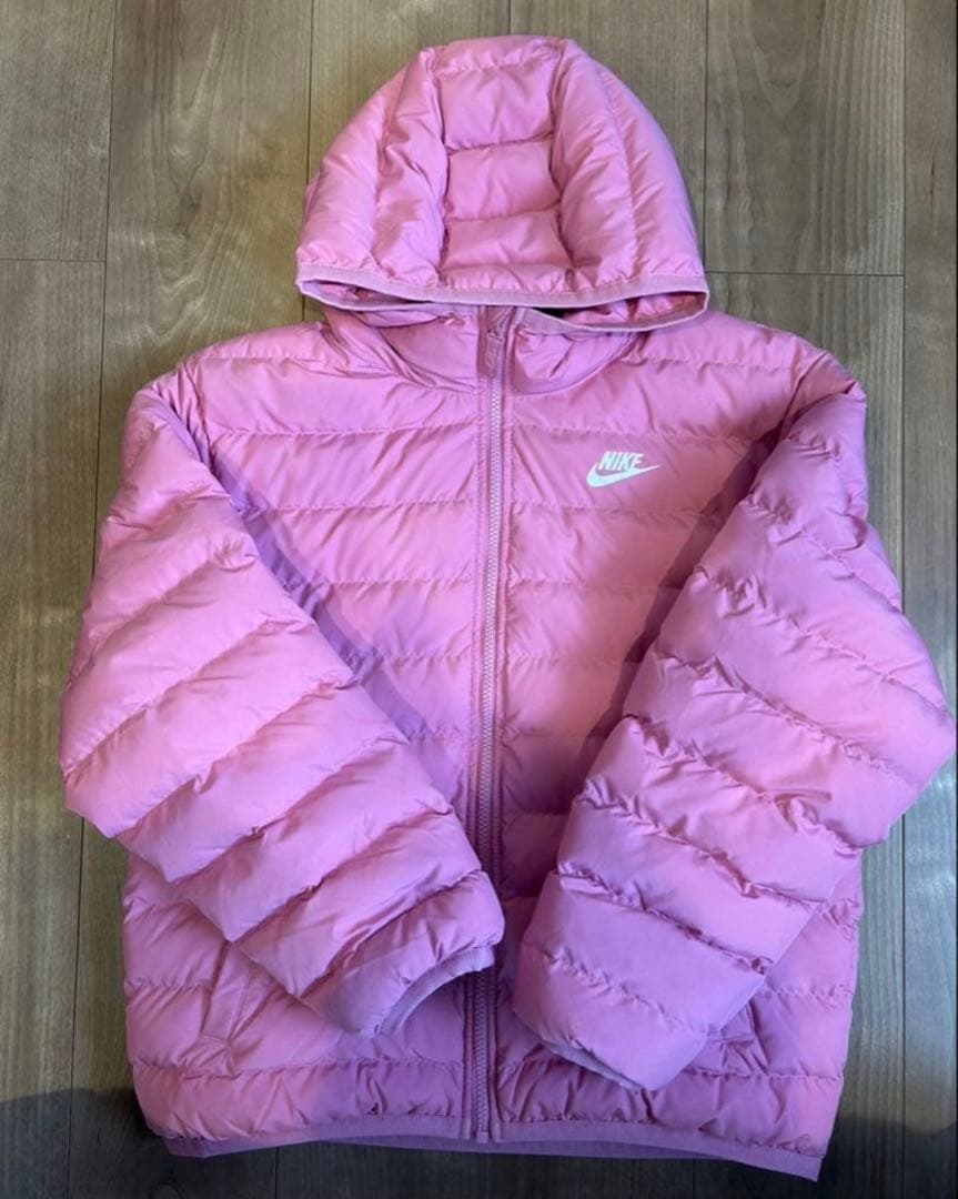 NIKEナイキ マイクロダウンアウターキッズサイズ 160 Lサイズ ピンク