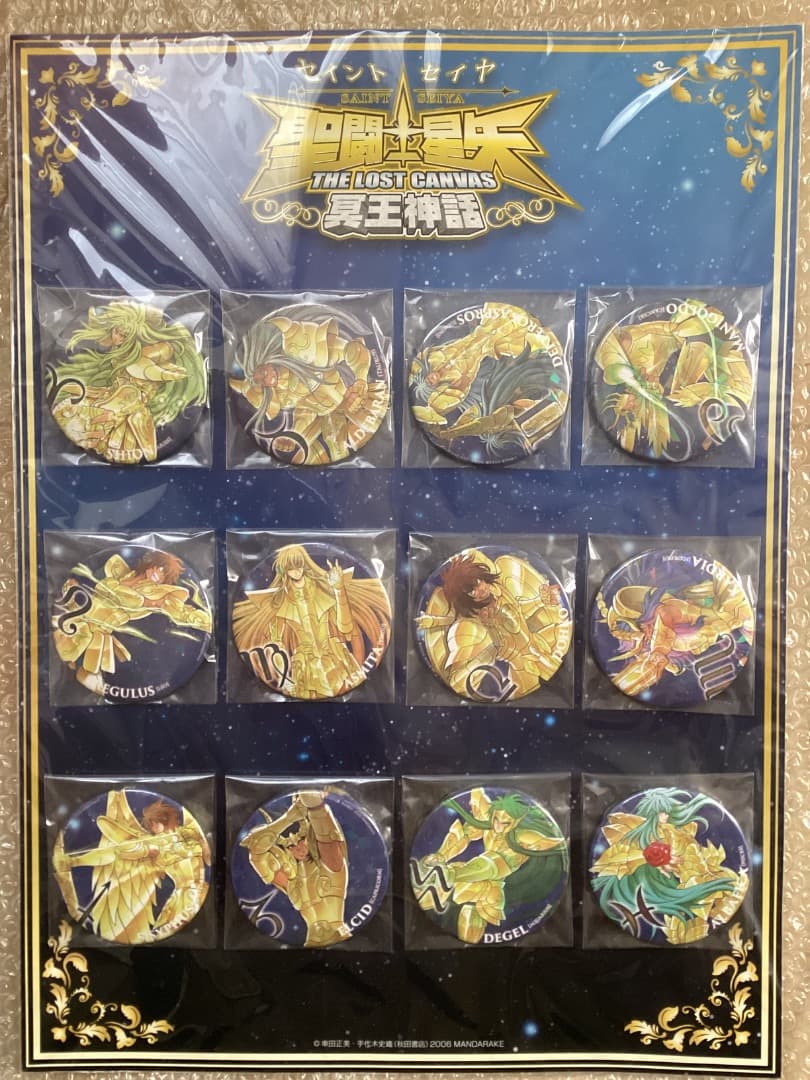 聖闘士星矢 冥王神話 THE LOST CANVAS 缶バッジ　手代木史織