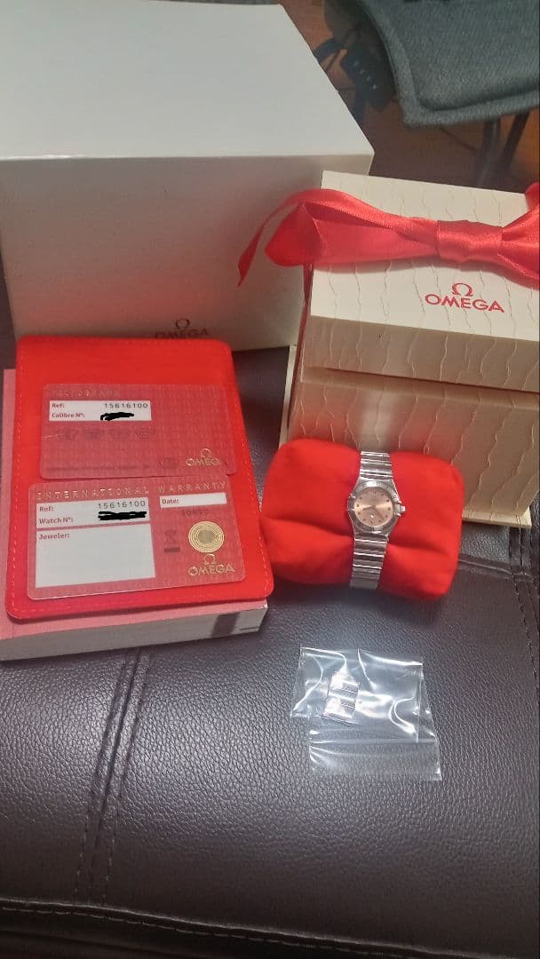 オメガ コンステレーションミニ クォーツ腕時計 レディース