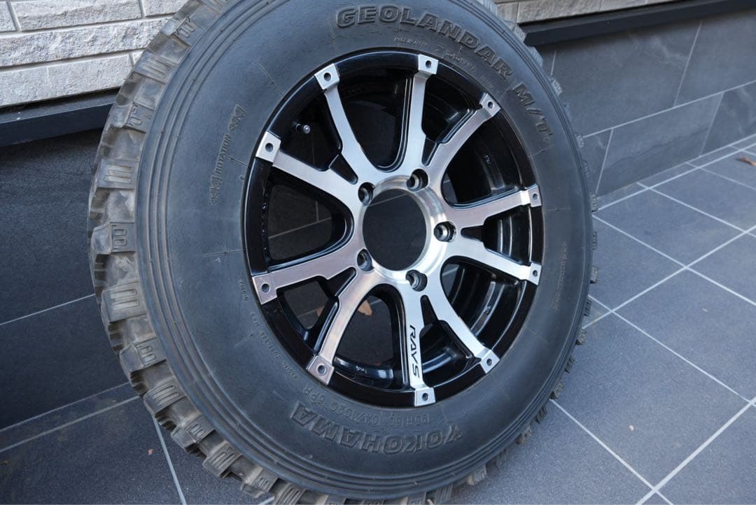 ジムニー背面タイヤ用　GEOLANDAR M/T 16インチセット
