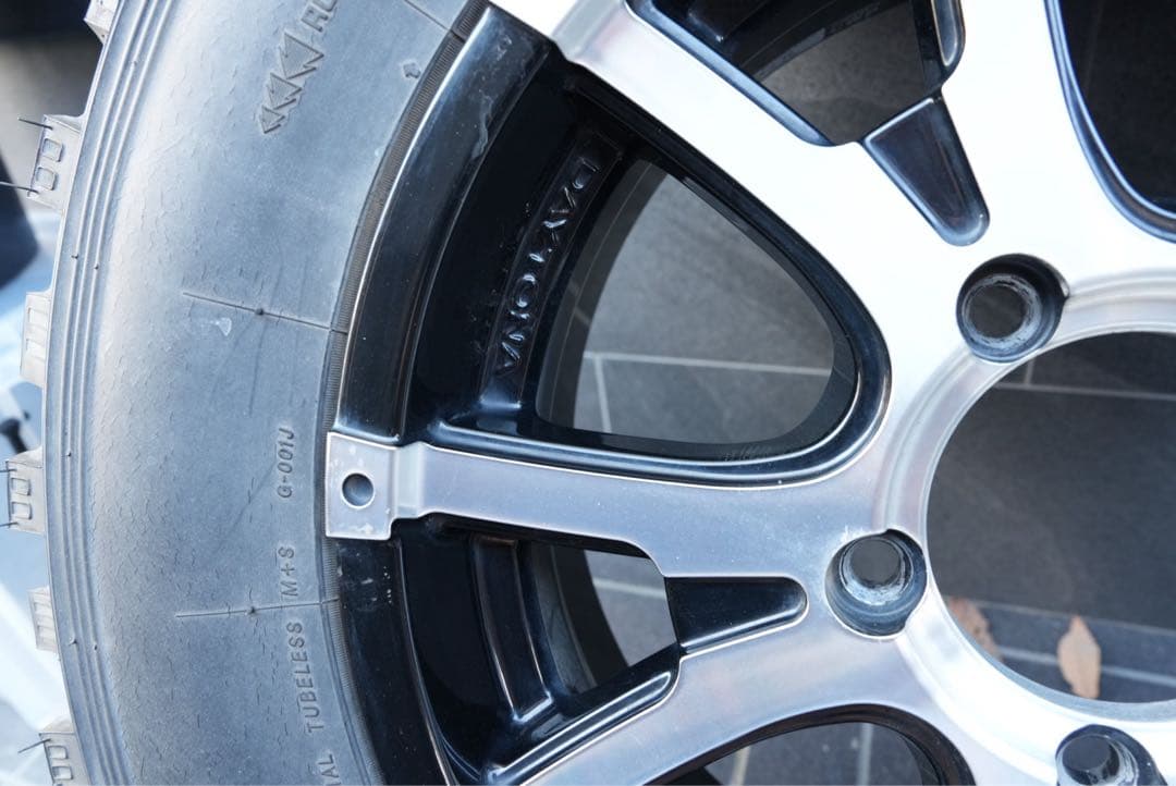 ジムニー背面タイヤ用　GEOLANDAR M/T 16インチセット