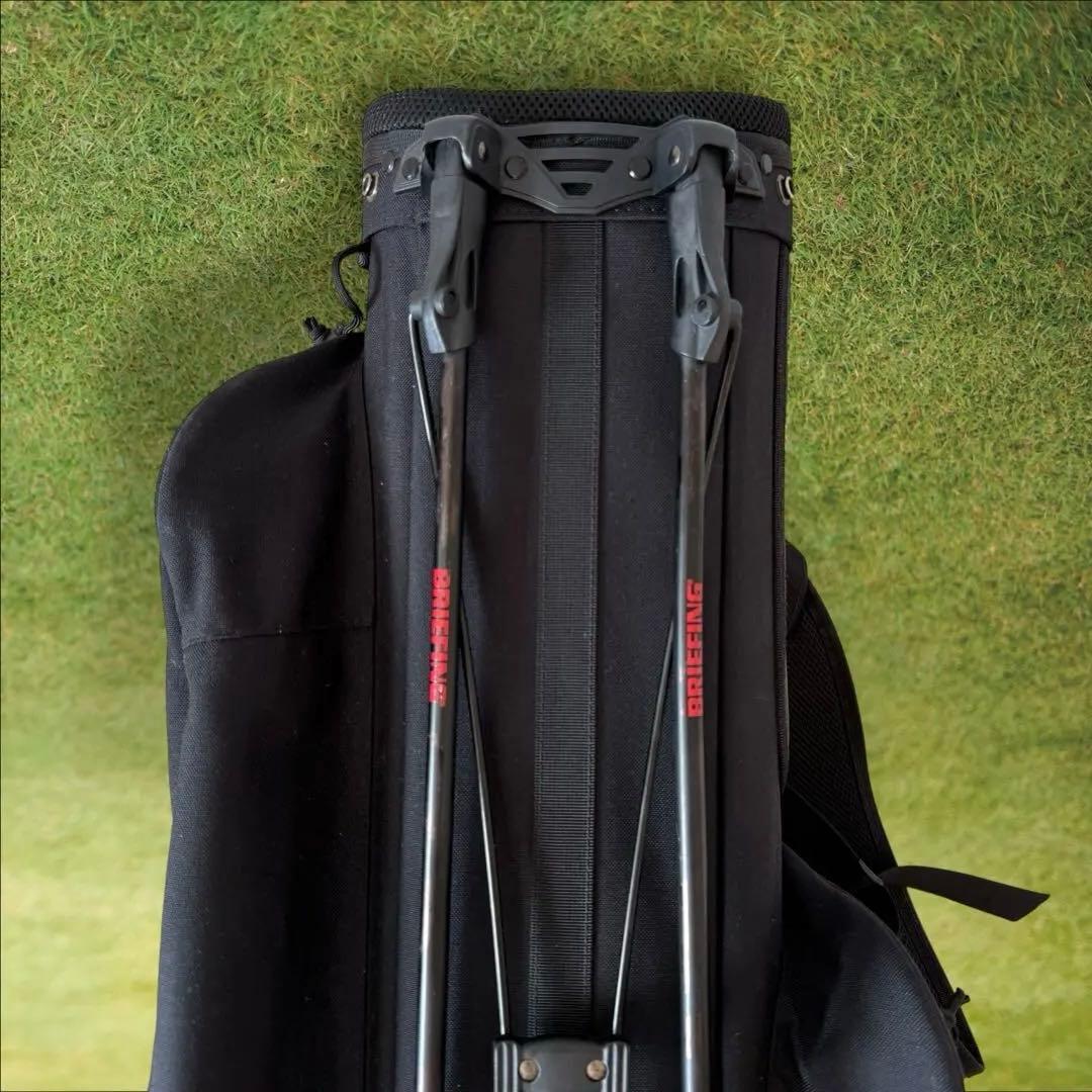 ブリーフィング キャディバッグ スタンド式　黒　ブラック 軽量　CR-4 ゴルフ