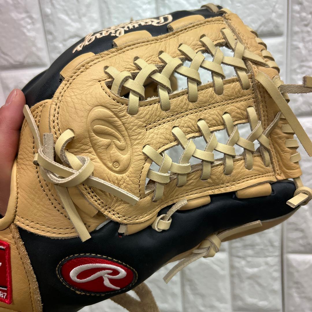 【美品】野球 グローブ 軟式 一般 内野手 外野手 Rawlings
