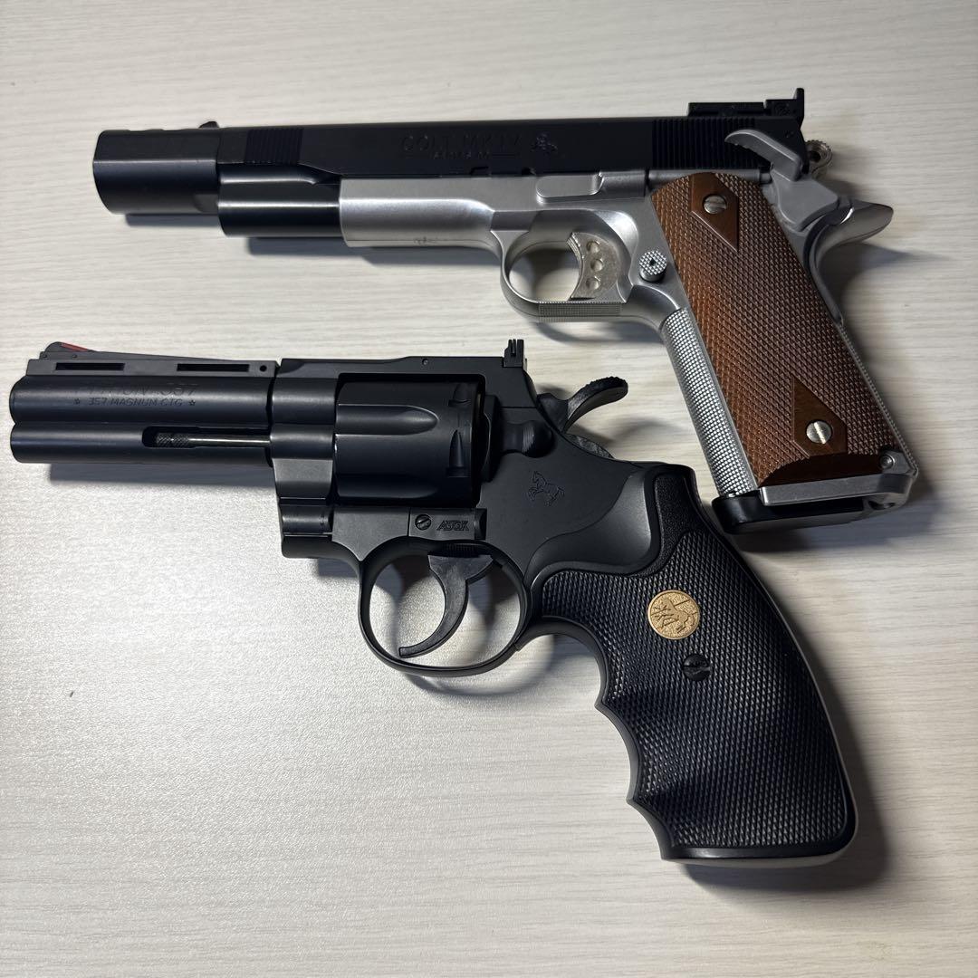 マルイ ウィルソン ガスガン　コルトパイソン　エアガン　2つセット