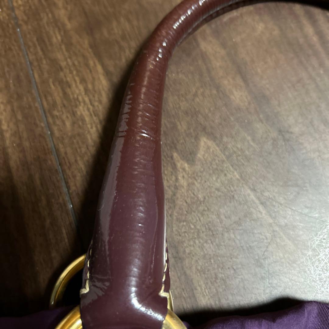 PRADA 紫 ナイロン バッグ