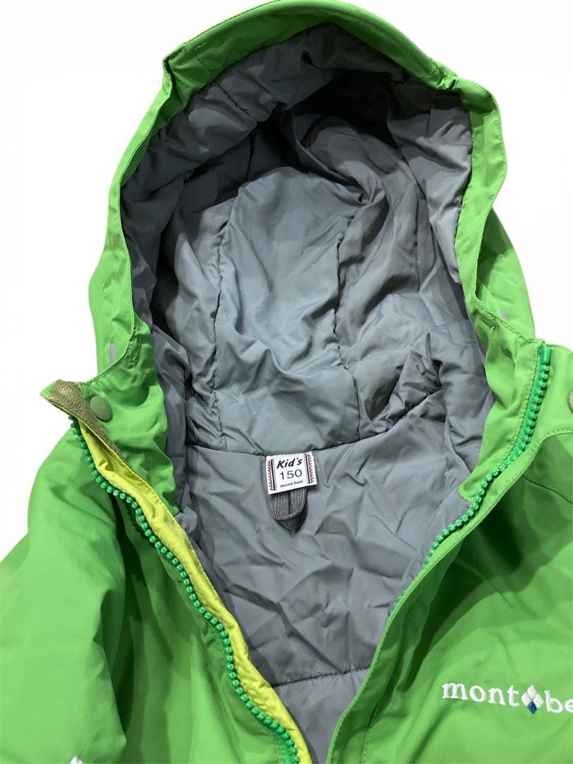 モンベル パウダーライト ジャケット・ビブ スキーウェア上下セット150