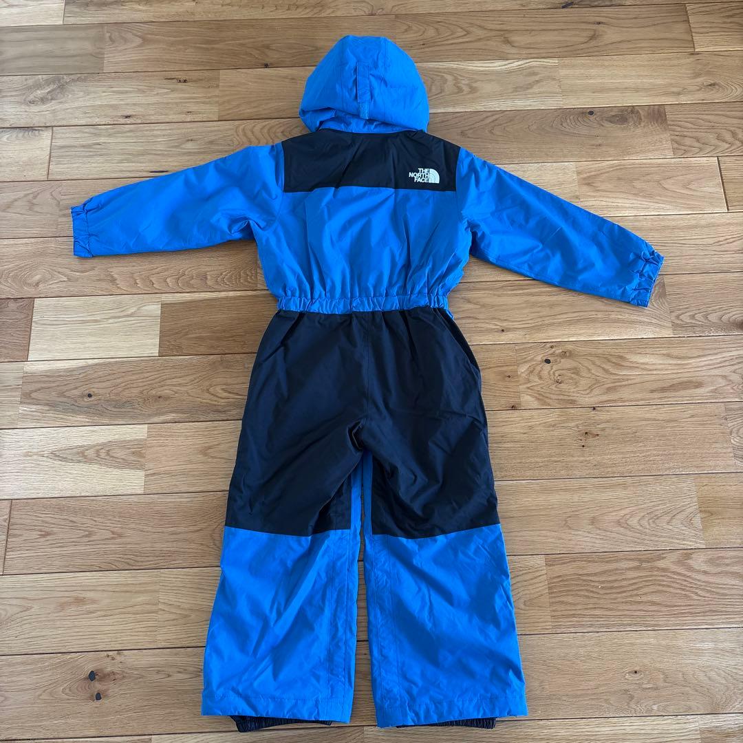 ザ ノースフェイス　キッズ　スノーウェア　つなぎ　スキーウェア　手袋