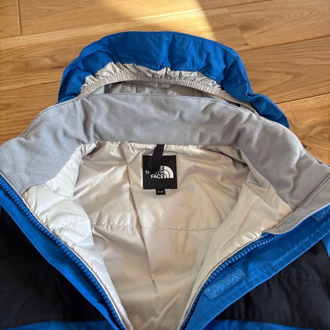 ザ ノースフェイス　キッズ　スノーウェア　つなぎ　スキーウェア　手袋