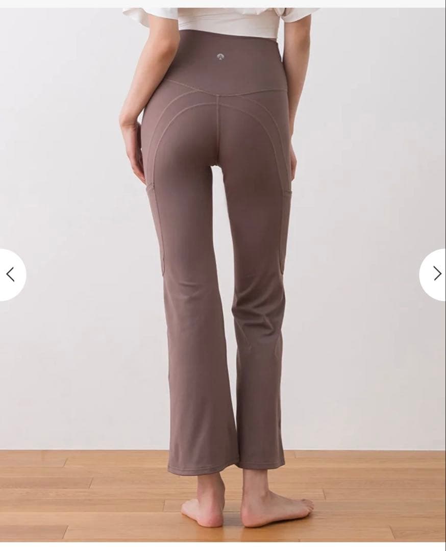 SUKALA ユーティリティフレアレギンス ブラウン M