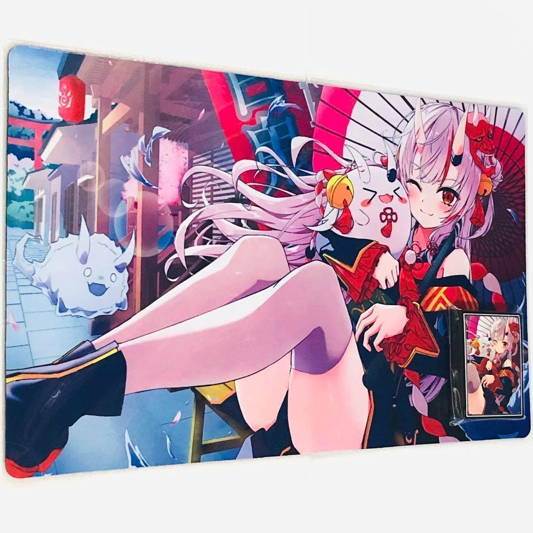 ホロライブ 百鬼あやめ スリーブ プレイマット 混沌の女神様