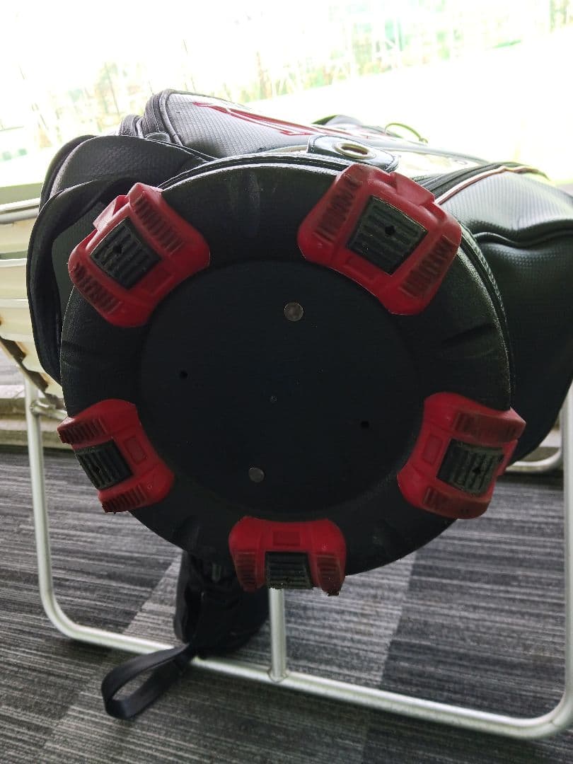 【希少】 おしゃれなトラベルカバー付　Munsingwearキャディバッグ