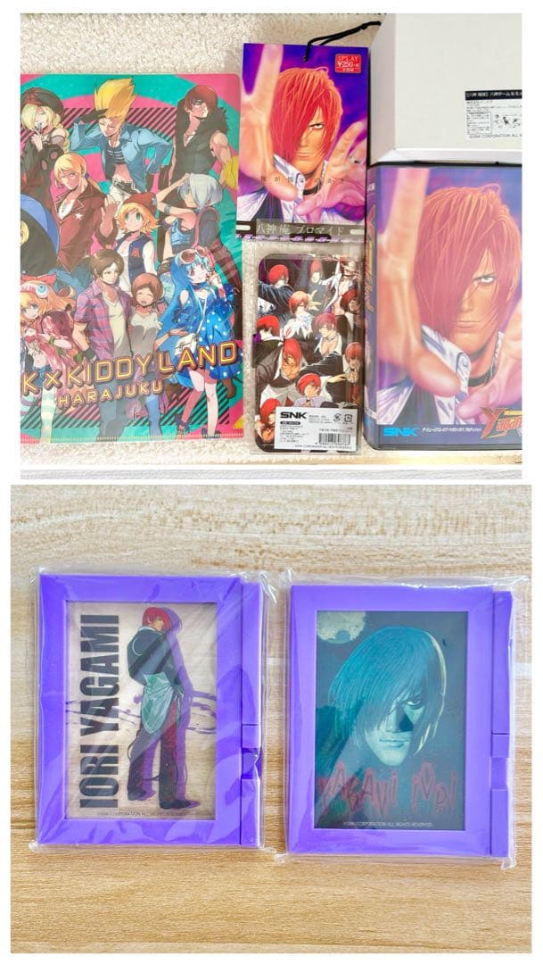 【未開封】KOF 八神庵展グッズ　コラボクリアファイル