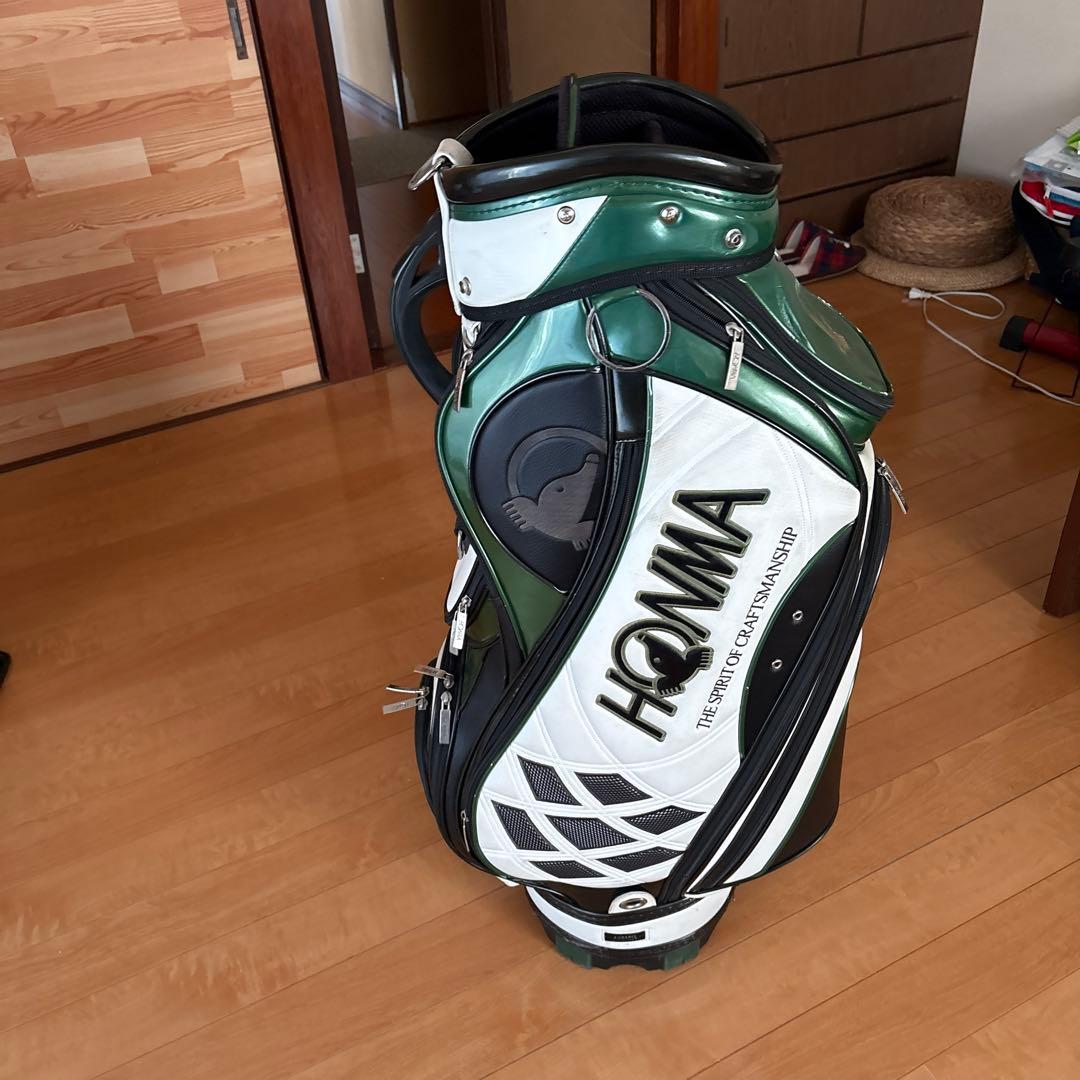 HONMA キャディバッグ 緑・白