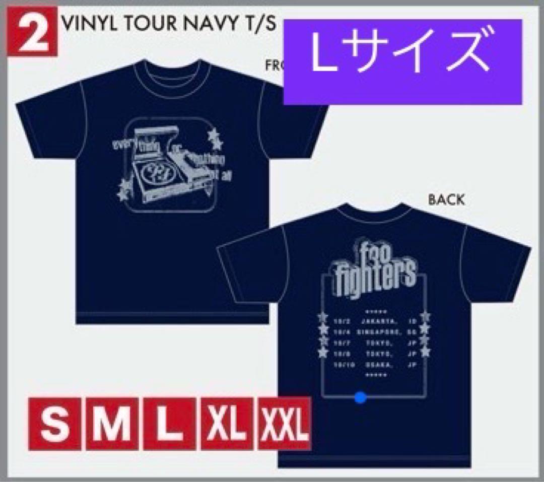 【新品未着用】FOO FIGHTERS 25レコードT紺L