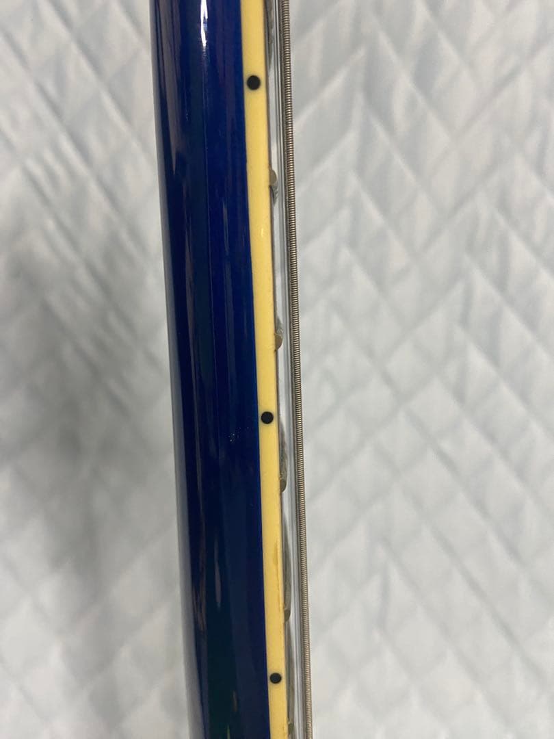 ダークブルー セミホロウボディ エレキギター