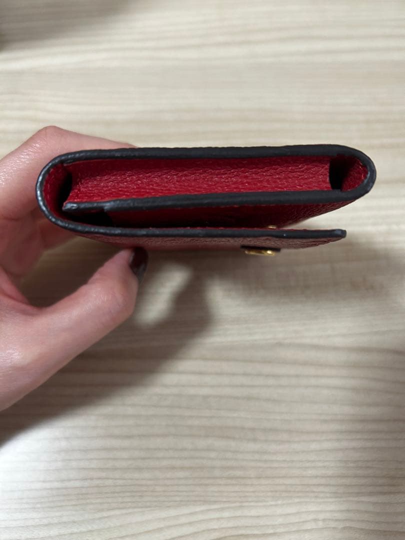 極美品　ほぼ未使用⭐︎ルイヴィトン　名刺入れ　レッド