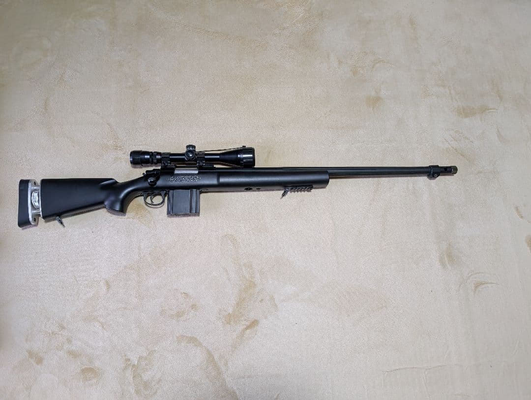 タナカワークスM24 SWS AIRスナイパーライフル ブラック スコープ付き