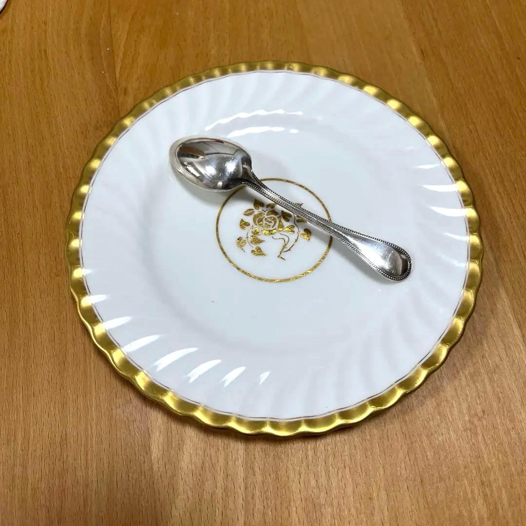 Christofle パール シルバープレート製 コーヒースプーン　5本