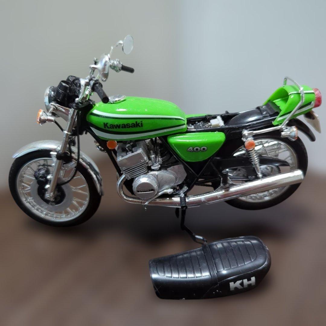 カワサキKH400　1/12　完成品　プラモデル