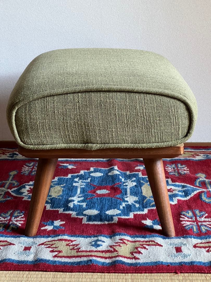 unico ROY オットマン オリーブグリーン