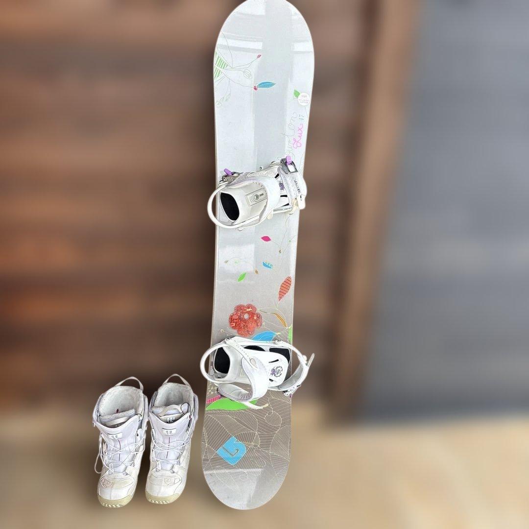 Burton Lux 47 スノーボード セット　ケース付き