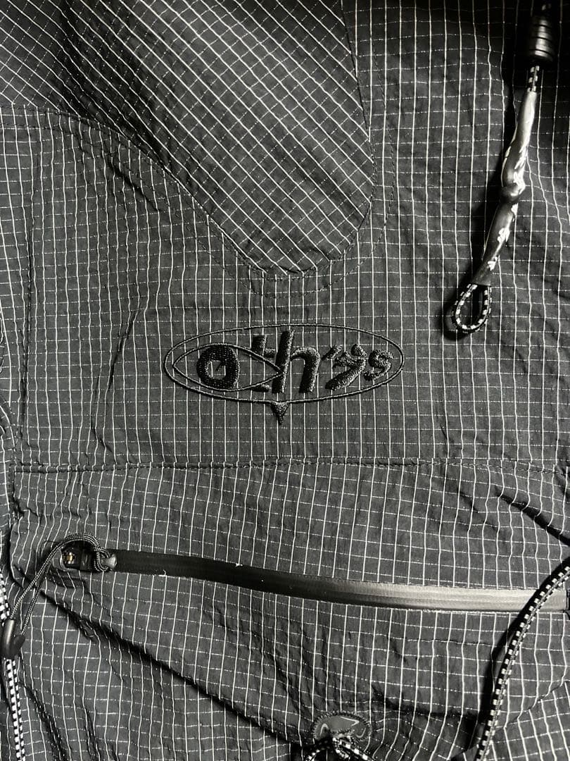 新古品　Nike x off white Lサイズ　チェック柄ナイロンジャケット