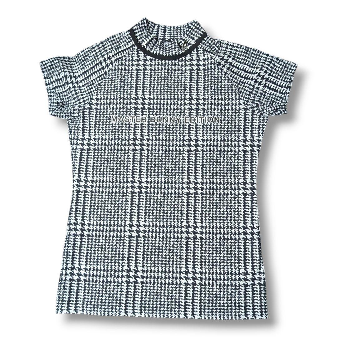 マスターバニーエディション モックネックシャツ カットソー 千鳥格子 サイズ0