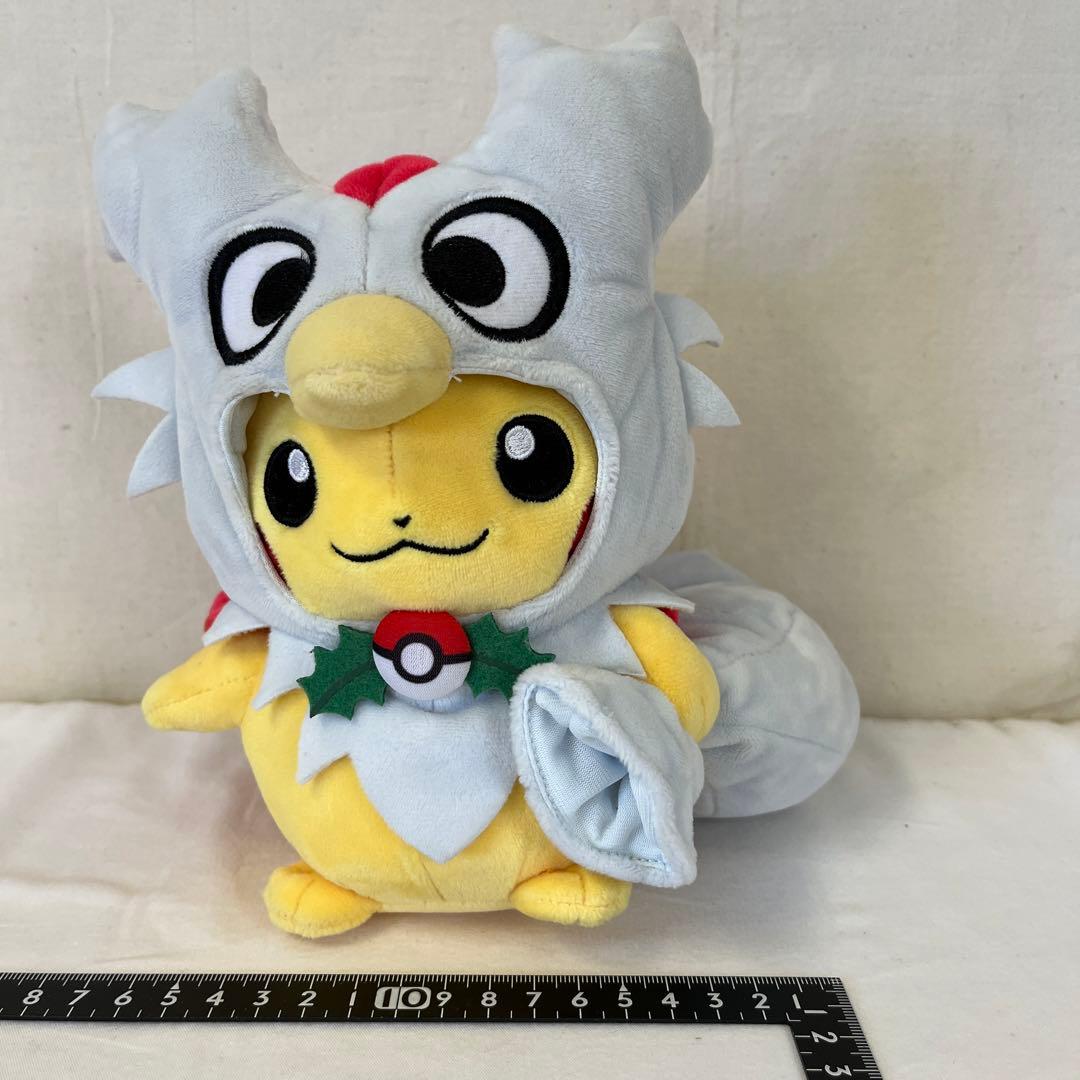 ポケモンセンター ぬいぐるみ ピカチュウ ポンチョ デリバード