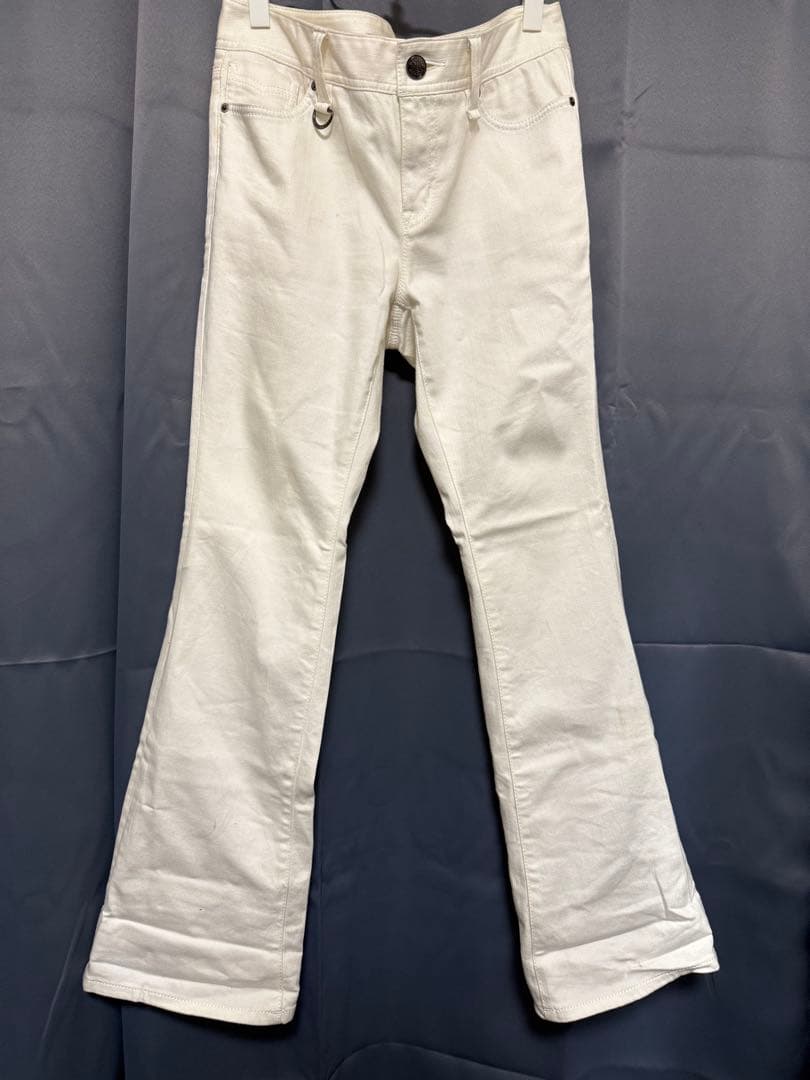 パンツ archive flare denim White BURBERRY opium