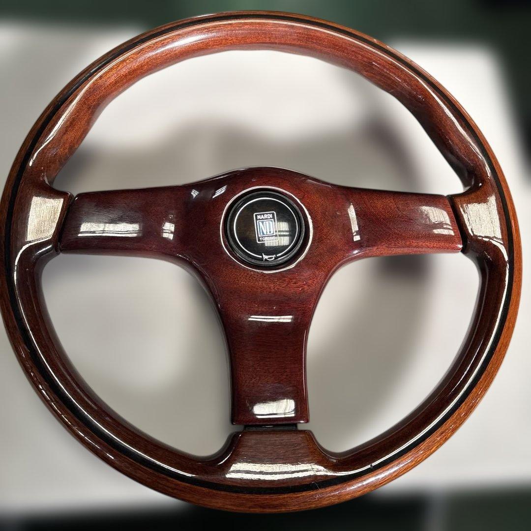 Nardi ND ウッド ステアリング 3本スポーク