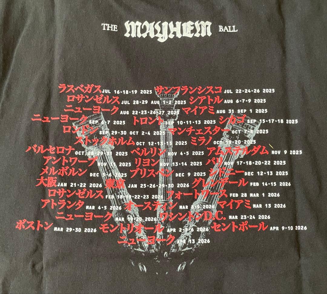 ★新品・未使用★レディーガガ　踊るか　死ぬか　ツアーTシャツ　L