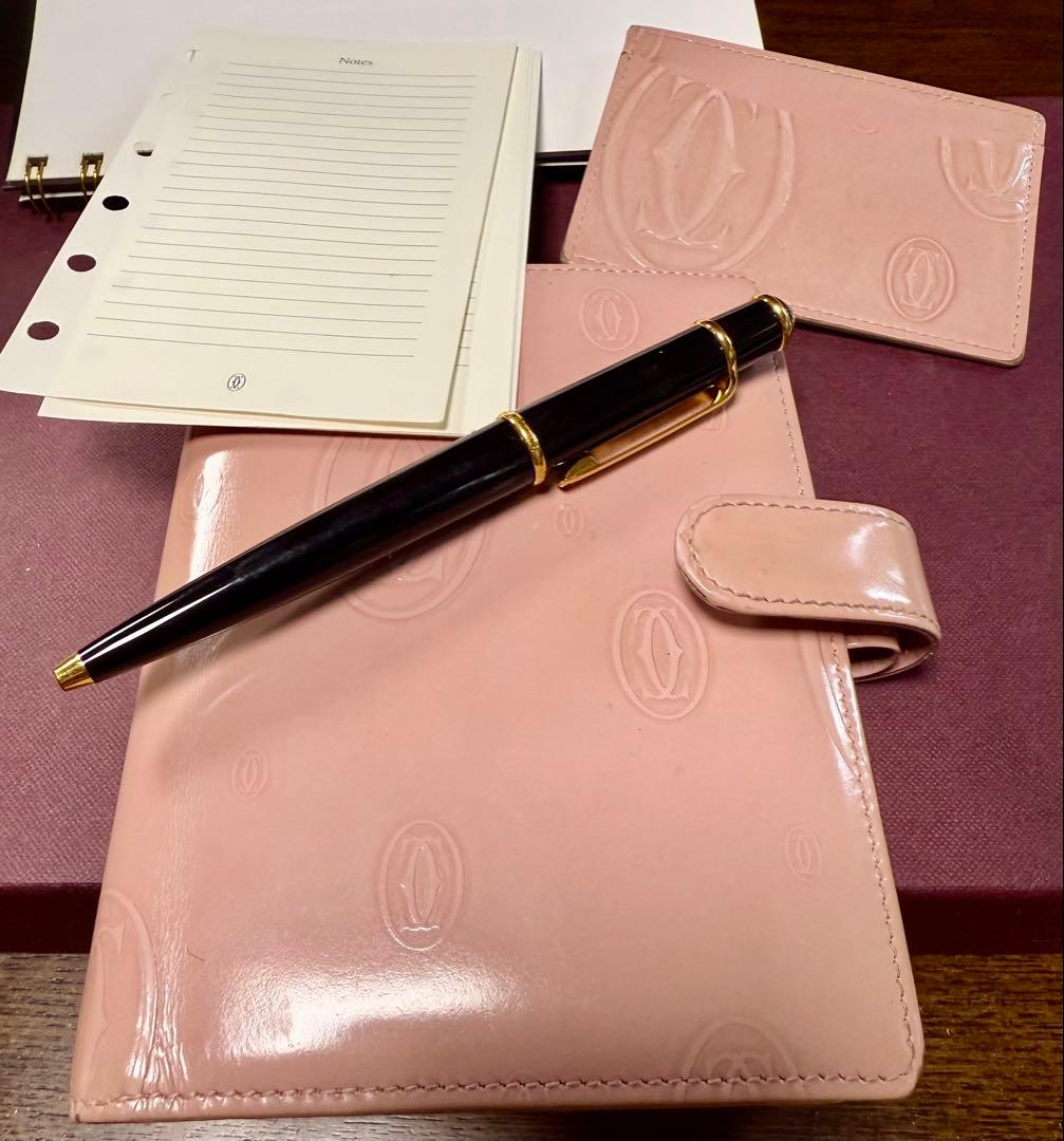 カルティエ　手帳　カードケース　ボールペン　３点セット