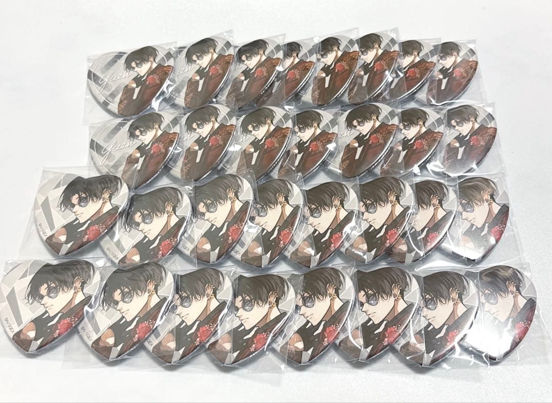 東京エイリアンズ　憂炎　ハート缶バッジ　ドレスアップ　31個