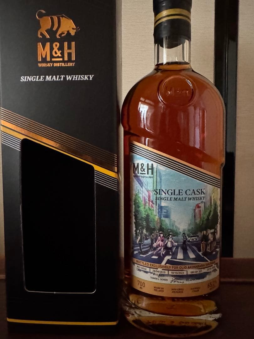 M&H シングルカスク　赤ワイン樽　オリオ秋葉原PB
