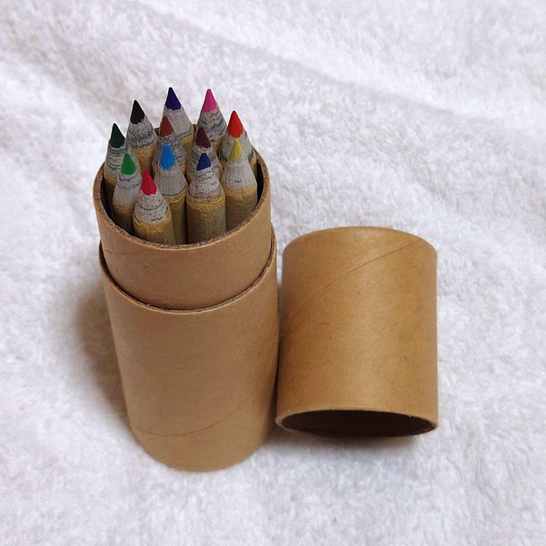 【96セット入り】色鉛筆 12本 紙製収納ケース付き