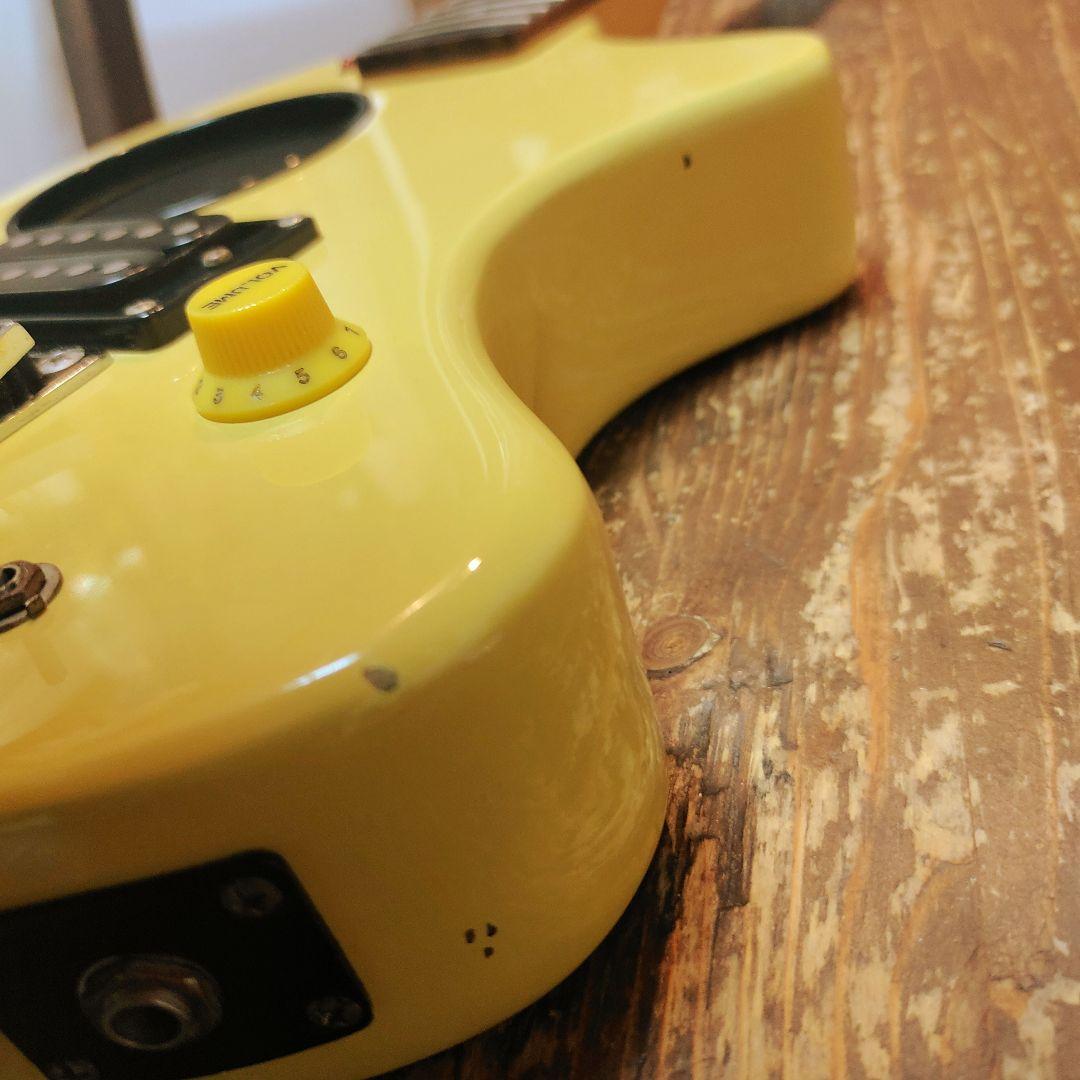 【ケース 交換弦付】 フェルナンデス zo-3 エレキギター アンプ内蔵 黄色