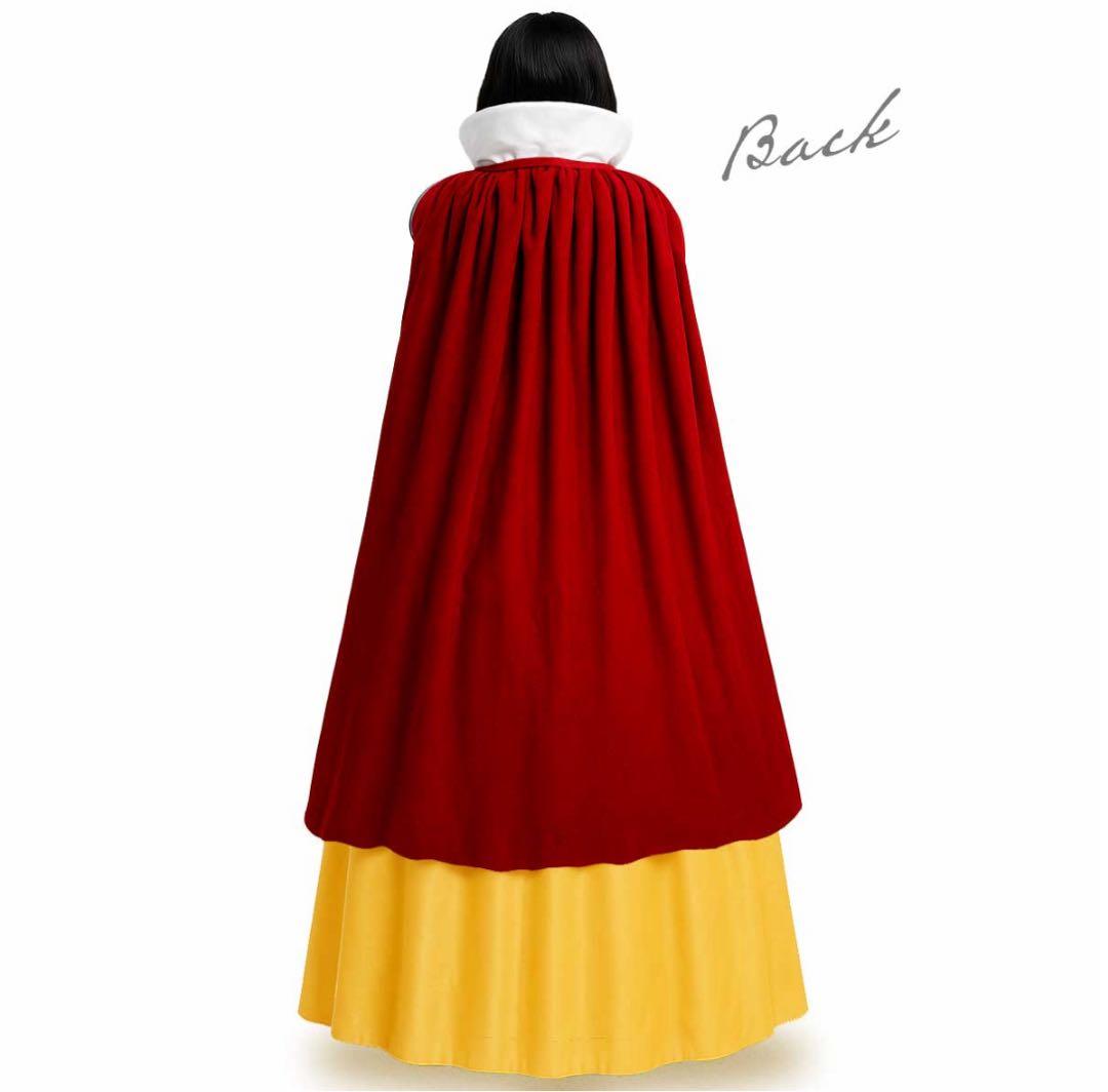 【最終値下】白雪姫 コスプレ衣装 4点（ドレス・マント・カチューシャ・ウィッグ）