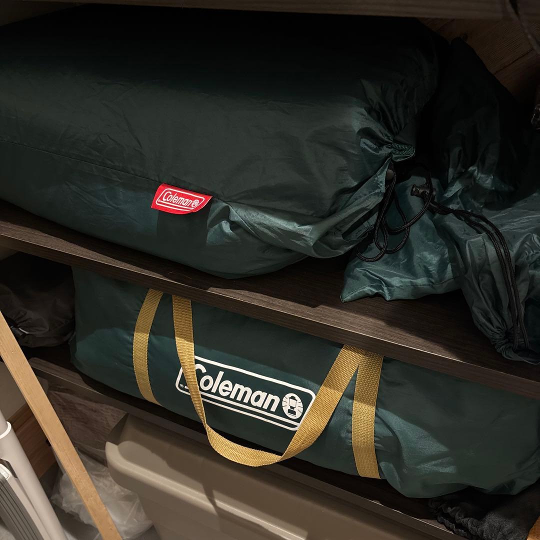 Colemanドーム型テントインナーマット、グランドシート付！お値下げ！