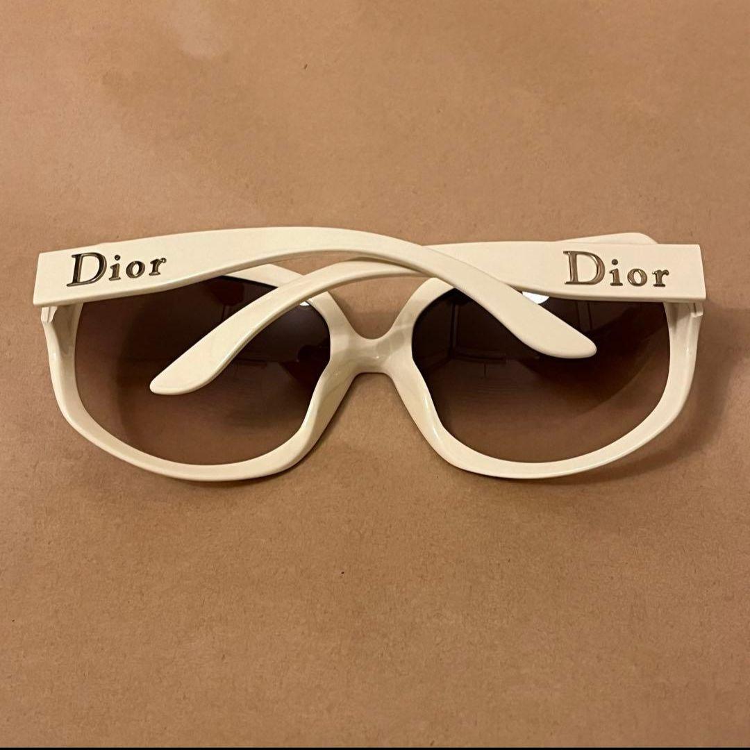 （希少）Dior クリスチャン　ディオール　サングラス　白　ホワイト